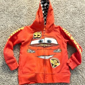 Disney Pixar Lightning McQueen Fleece Zip-up Jacket - 4T